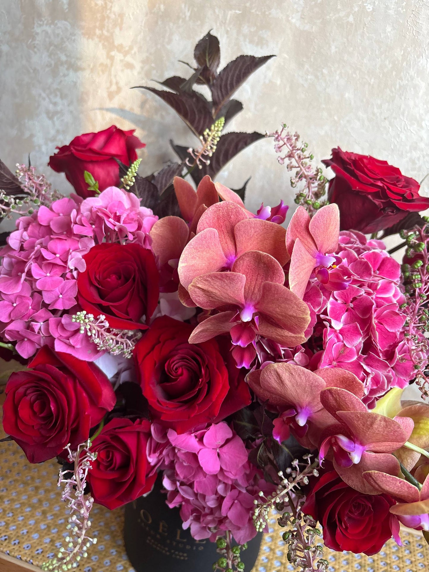 "Crimson Allure" Fresh Flower Bloom Box