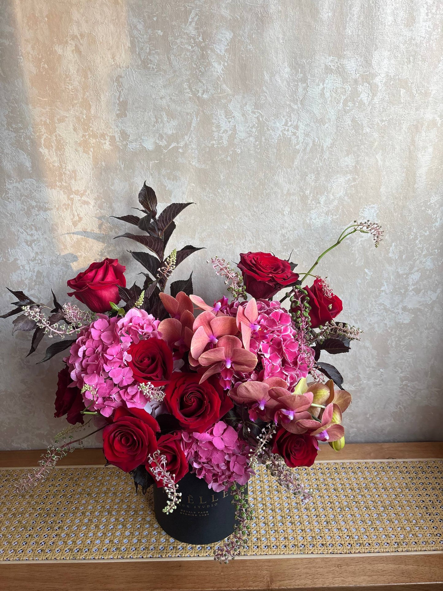 "Crimson Allure" Fresh Flower Bloom Box