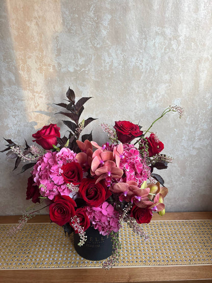 "Crimson Allure" Fresh Flower Bloom Box