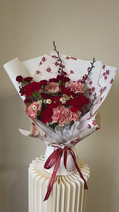 "Soft Devotion" Fresh Flower Bouquet