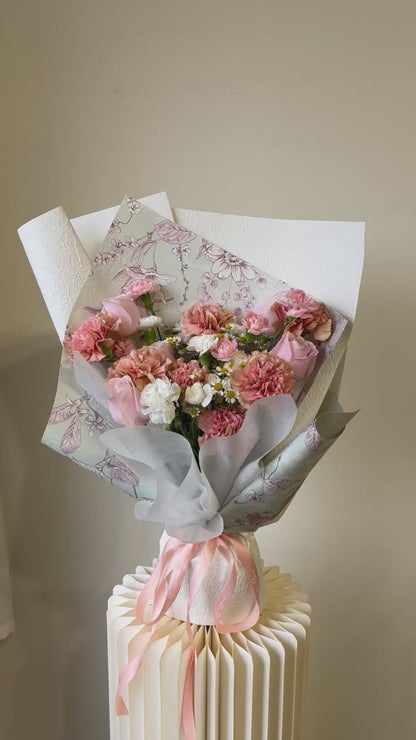 "Quiet Grace" Fresh Flower Bouquet
