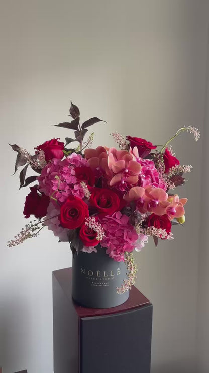 "Crimson Allure" Fresh Flower Bloom Box