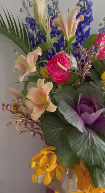 Tropical Treasure Grand Opening Flower Stand