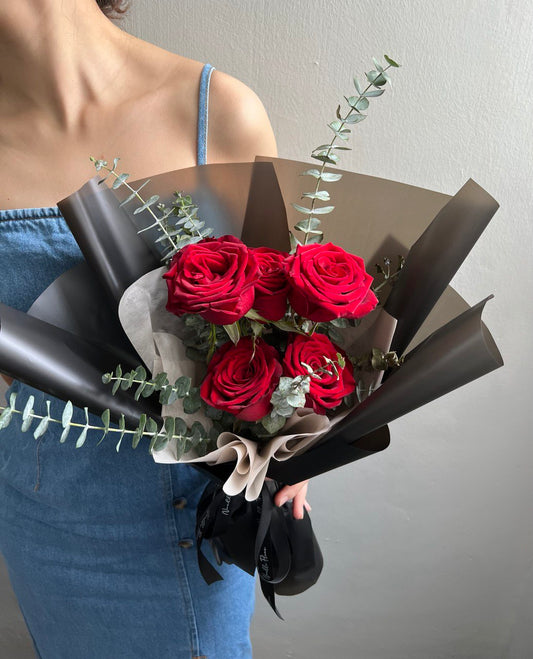 "Classic Red" Red Rose Bouquet